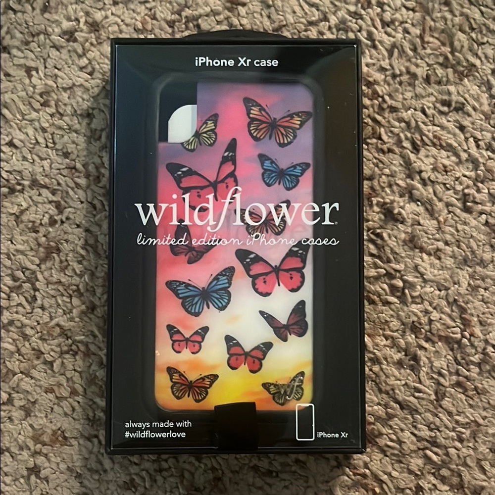 Wildflowers iPhone XR Case - Butterfly Design